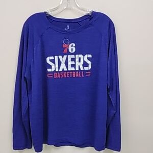 Fanatics Men's 76ers Long-Sleeve Top 4048p